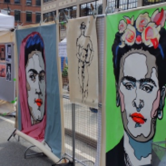 art street display